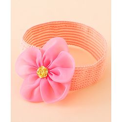 Babyhug Free Size Headbands With Floral Applique Pack of 4 - Multicolor