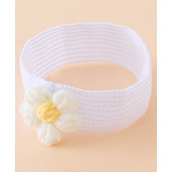 Babyhug Free Size Headbands With Floral Applique Pack of 4 - Multicolor