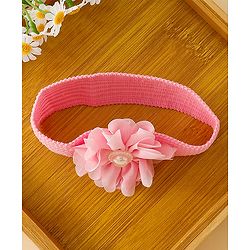 Babyhug Free Size Headbands With Floral Applique Pack of 4 - Multicolor
