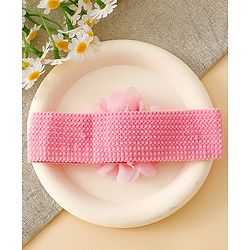 Babyhug Free Size Headbands With Floral Applique Pack of 4 - Multicolor