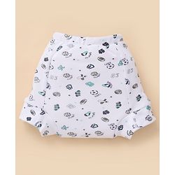 Babyhug 100% Cotton Reusable Potty Training Pull-Up Padded Pants for Babies Size 0 (9 to 12 Months)| Pack of 6| Absorbent & Washable| Toddler Training Underwear