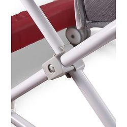 Babyhug Musical Baby Walker with Rocker Function 2-in-1 Convertible Adjustable Height Compact Fold Activity Toy Tray Stable Design Multi-Directional Wheels 624 Months  Red