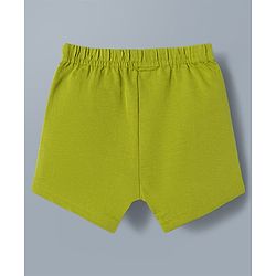 Babyhug Disney Single Jersey Knit Trunks with Chip N Dale Graphics Pack of 3 - Red Green & White