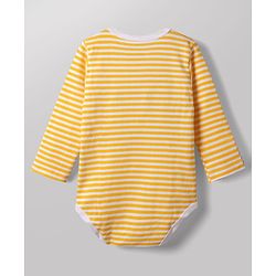 Babyhug Disney Interlock Knit Full Sleeves Striped Onesie & Legging With Cap & Mickey Mouse Graphics - Multicolor