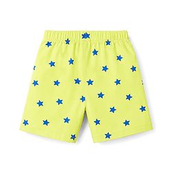 Babyhug Poplin Woven Above Knee Length Space & Dino Printed Boxer Pack of 3 - Navy & Yellow