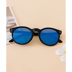 Babyhug Free Size Solid Color Sunglasses - Black & Blue