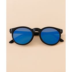 Babyhug Free Size Solid Color Sunglasses - Black & Blue