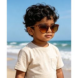 Babyhug Free Size Solid Color Sunglasses - Black & Blue