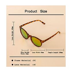 Babyhug Free Size Solid Color Sunglasses - Black & Blue