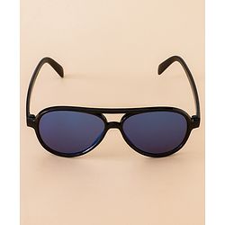 Babyhug Free Size Solid Coloured Sunglasses - Black & Blue