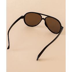 Babyhug Free Size Solid Coloured Sunglasses - Black & Blue