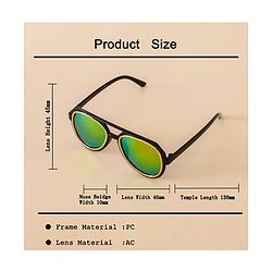 Babyhug Free Size Gradient Sunglasses - Black & Red
