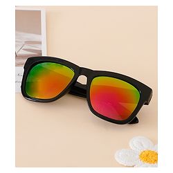 Babyhug Free Size Solid Color Sunglasses - Black & Red