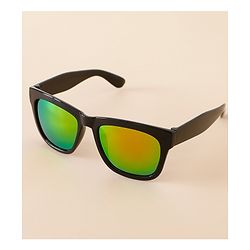 Babyhug Free Size Solid Color Sunglasses - Black & Red