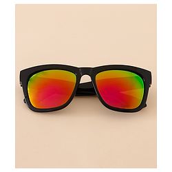 Babyhug Free Size Solid Color Sunglasses - Black & Red