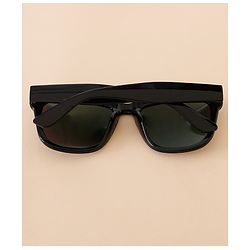 Babyhug Free Size Solid Color Sunglasses - Black & Red
