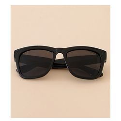 Babyhug Free Size Solid Color Sunglasses - Black & Red