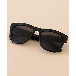 Babyhug Free Size Solid Color Sunglasses - Black & Red