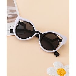 Babyhug Free Size Solid Color Sunglasses - Black & White