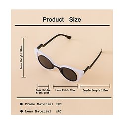 Babyhug Free Size Solid Color Sunglasses - Black & White