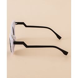 Babyhug Free Size Solid Color Sunglasses - Black & White