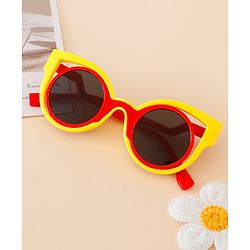 Babyhug Free Size Solid Color Sunglasses - Black & White