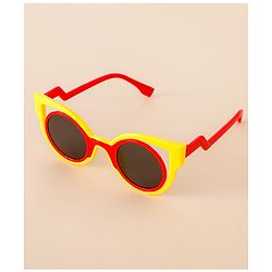 Babyhug Free Size Solid Color Sunglasses - Black & White
