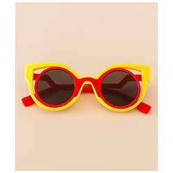 Babyhug Free Size Solid Color Sunglasses - Black & White