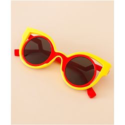 Babyhug Free Size Solid Color Sunglasses - Black & White