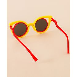 Babyhug Free Size Solid Color Sunglasses - Black & White