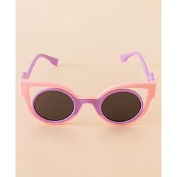 Babyhug Free Size Solid Color Sunglasses - Black & White