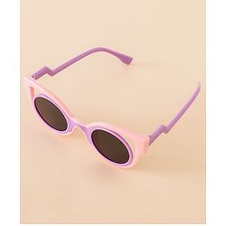 Babyhug Free Size Solid Color Sunglasses - Black & White