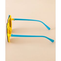 Babyhug Solid Coloured Sunglasses With Bow Applique - Black & Blue