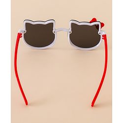 Babyhug Solid Coloured Sunglasses With Bow Applique - Black & Blue