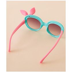 Babyhug Solid Coloured Sunglasses With Bow Applique - Black & Red