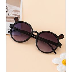 Babyhug Solid Coloured Sunglasses With Applique - Black
