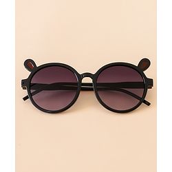 Babyhug Solid Coloured Sunglasses With Applique - Black