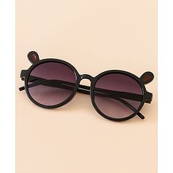 Babyhug Solid Coloured Sunglasses With Applique - Black