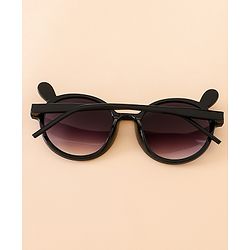 Babyhug Solid Coloured Sunglasses With Applique - Black