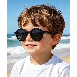 Babyhug Free Size Solid Color Sunglasses - Black