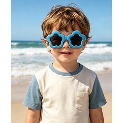 Babyhug Free Size Star Shaped Sunglasses - Blue