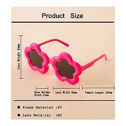 Babyhug Free Size Star Shaped Sunglasses - Blue