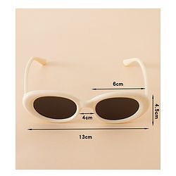 Babyhug Free Size Solid Coloured Sunglasses - Beige