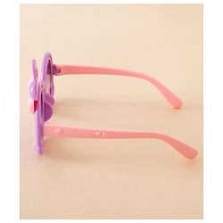 Babyhug Solid Coloured  Sunglasses With Applique - Purple