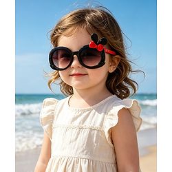 Babyhug Solid Coloured  Sunglasses With Applique - Purple