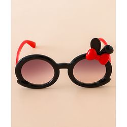 Babyhug Solid Coloured  Sunglasses With Applique - Purple