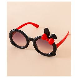 Babyhug Solid Coloured  Sunglasses With Applique - Purple