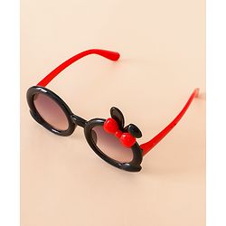 Babyhug Solid Coloured  Sunglasses With Applique - Purple