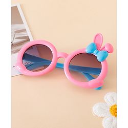 Babyhug Solid Coloured  Sunglasses With Applique - Purple