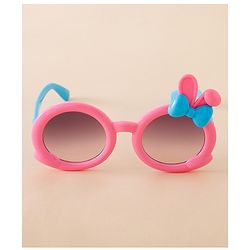 Babyhug Solid Coloured  Sunglasses With Applique - Purple